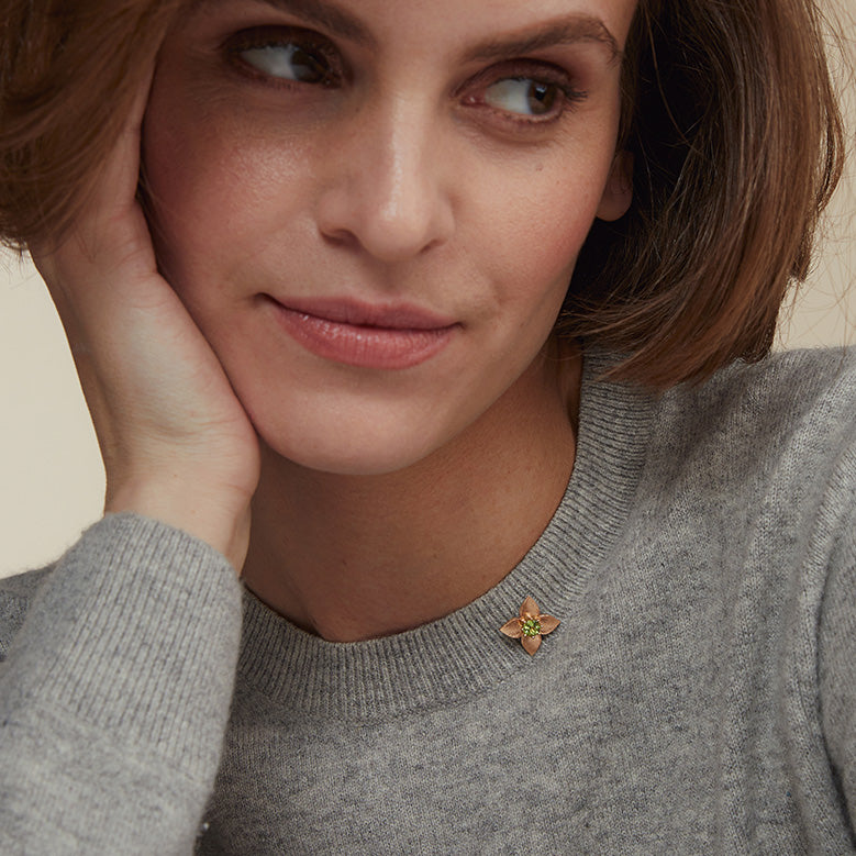 Poppy broche