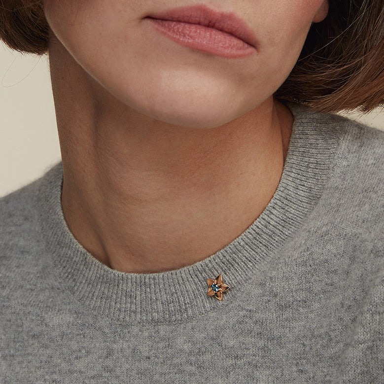 Poppy broche