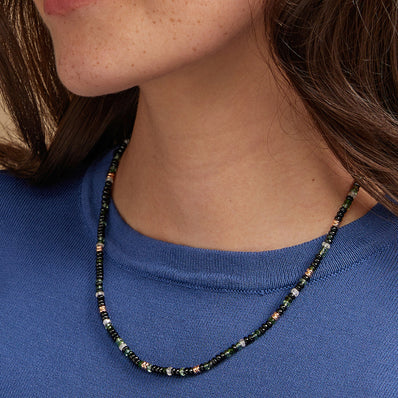 Edelstenen collier