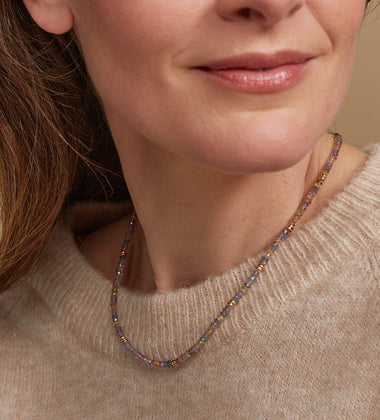 Edelstenen collier