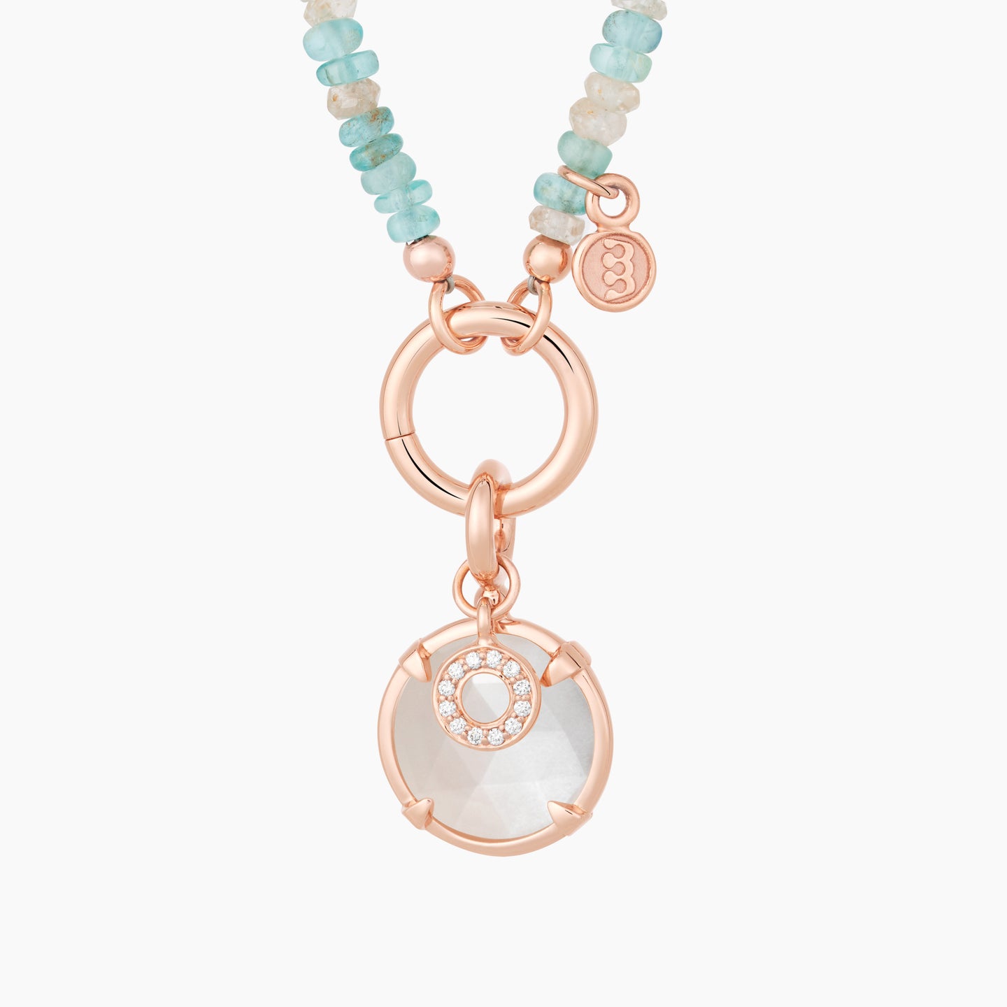 Mira Mira hanger & edelstenen collier