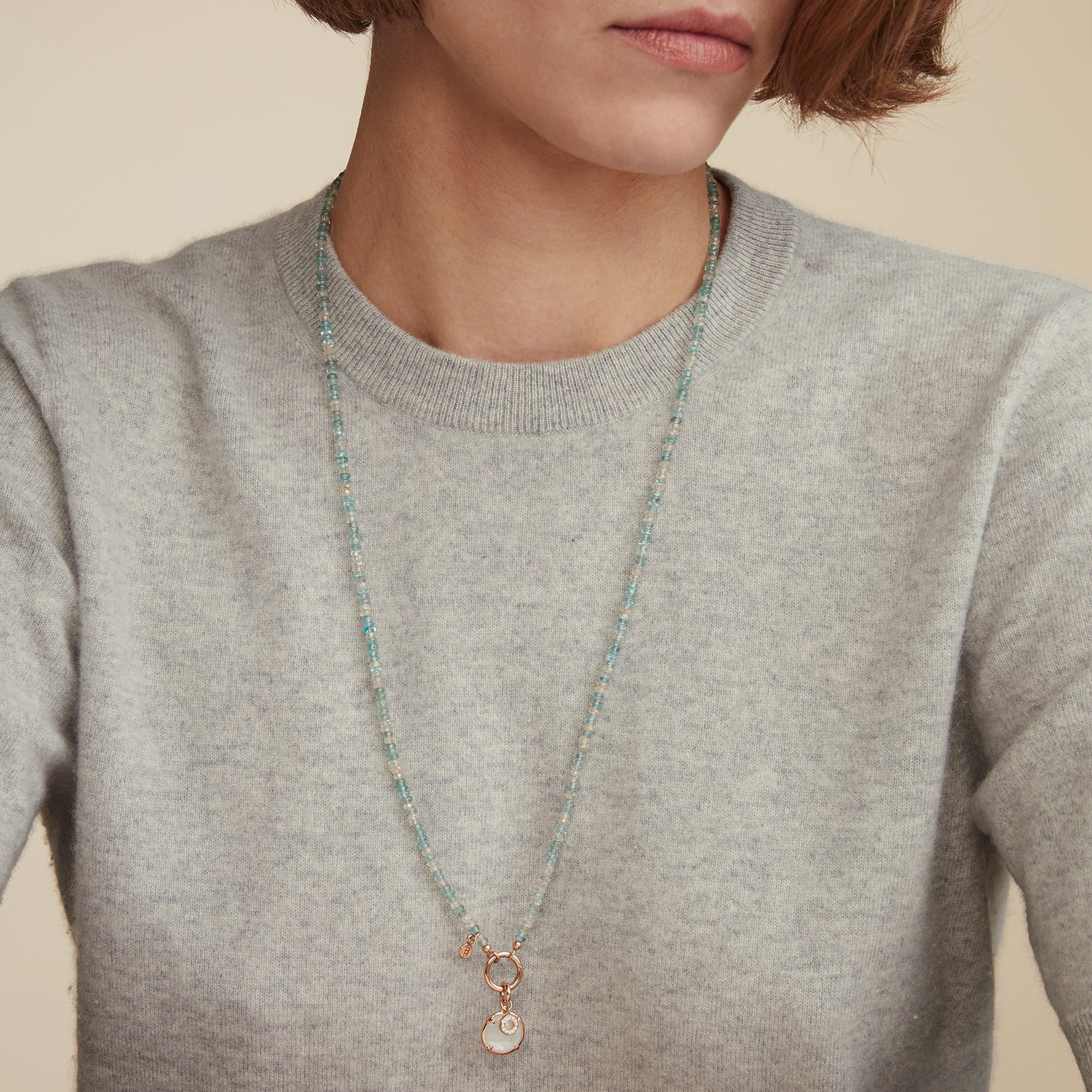 Mira Mira hanger & edelstenen collier