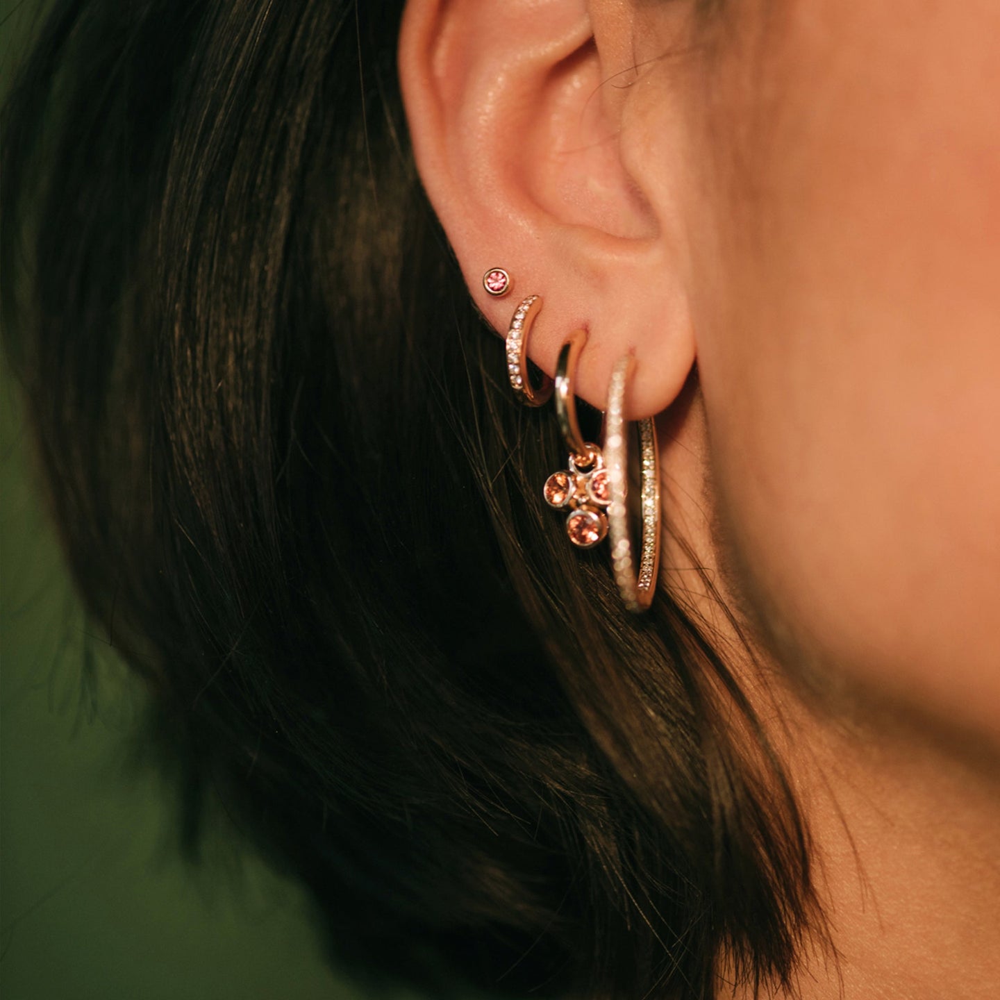 Confetti oorsieraad (enkel stuk)