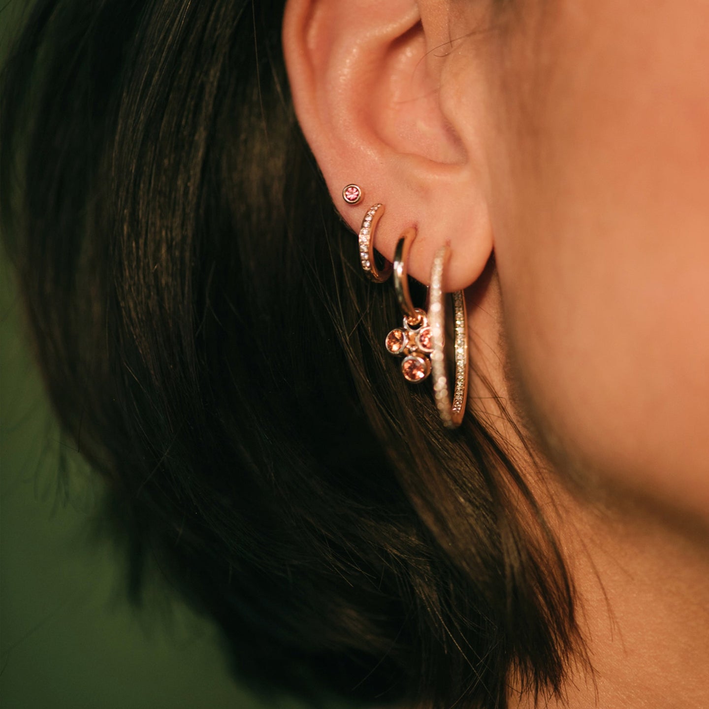 Confetti oorsieraad (enkel stuk)