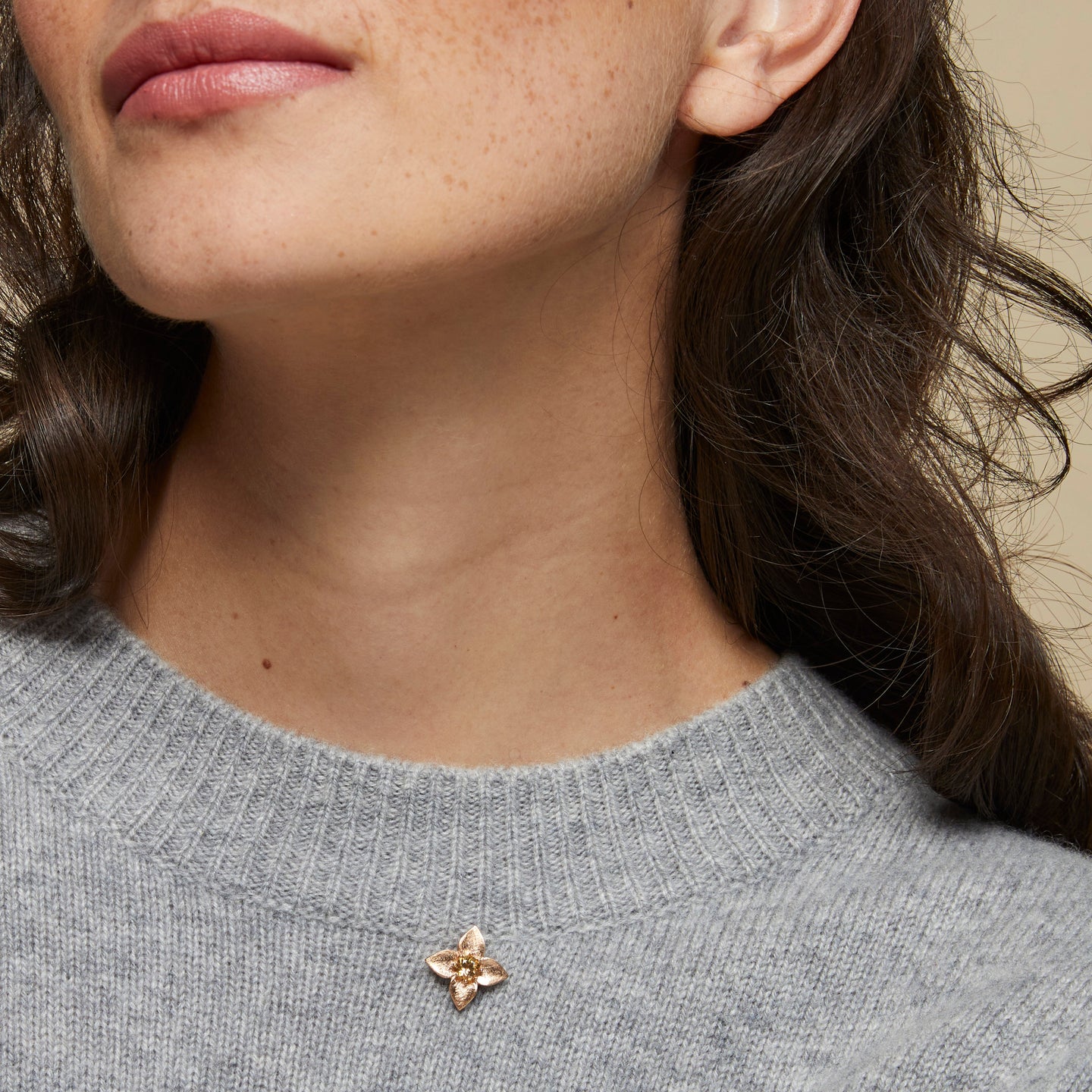 Poppy broche