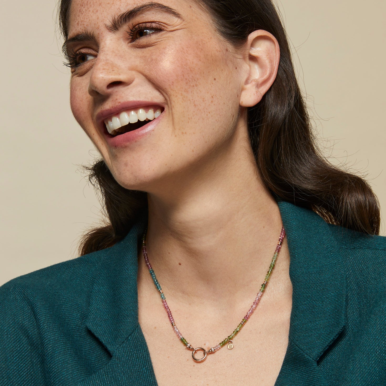 Edelstenen collier