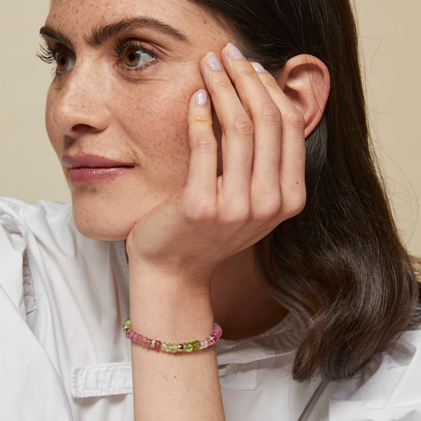 Edelstenen armband