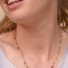Edelstenen collier