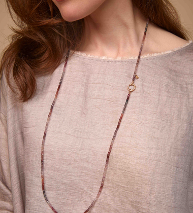 Edelstenen collier