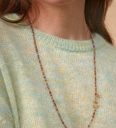 Edelstenen collier