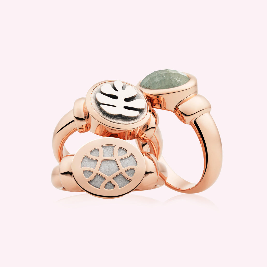 Pink Ringen • Bron Jewelry • Stoer & Eigentijds