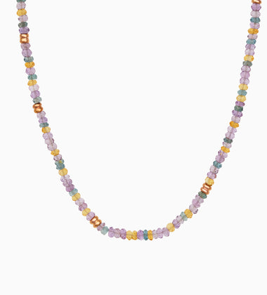 Edelstenen collier