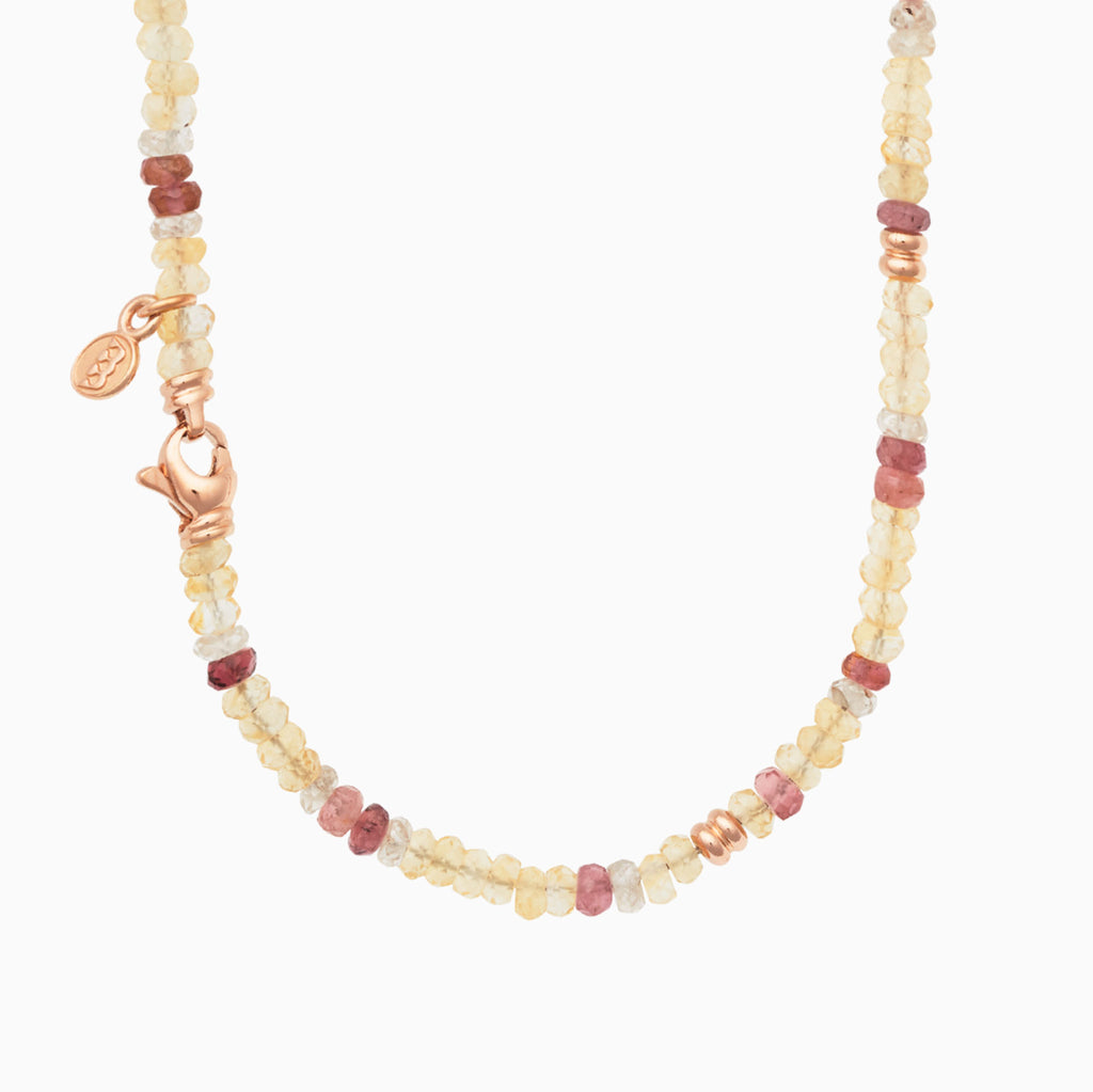 Edelstenen collier